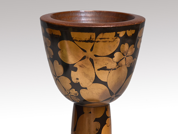 小鼓胴 桜蒔絵 江戸中期 | 古美術ささき