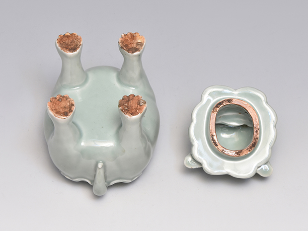 古伊万里（鍋島様式）青磁獅子香炉 江戸時代中期頃 | 古美術ささき