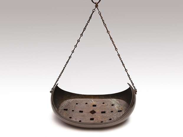 唐銅 釣舟花入 鵬雲斎箱書 | 古美術ささき