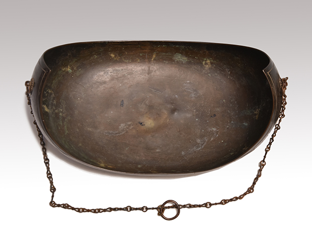 唐銅 釣舟花入 鵬雲斎箱書 | 古美術ささき