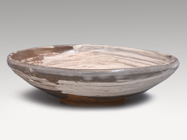 刷毛目平茶碗 清水六兵衛（作) 共箱 淡々斎箱書 | 古美術ささき