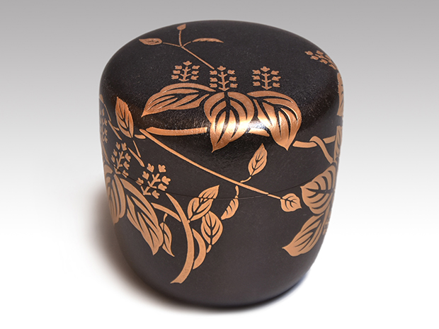 菊桐蒔絵 鵬雲斎好 大棗 鵬雲斎在判箱書 | 古美術ささき