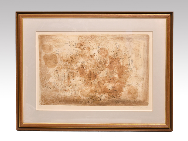 趙無極 ザオ・ウーキー リトグラフ 「L'Aurore / Aurora」 鉛筆サイン