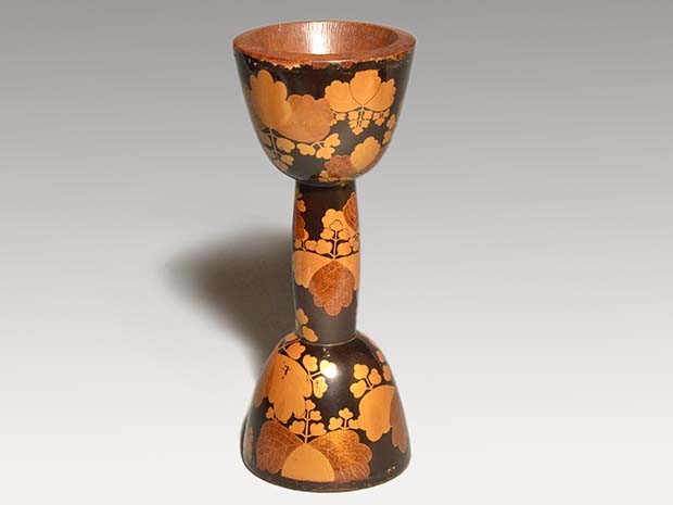 小鼓胴 五三桐紋蒔絵 江戸初期頃 | 古美術ささき