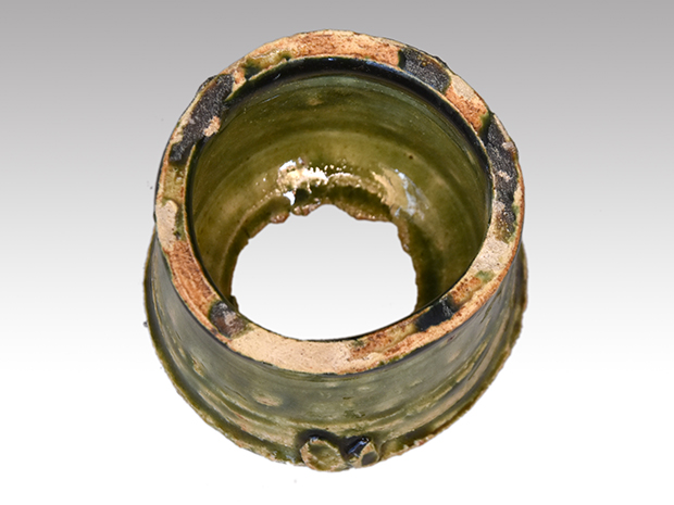 織部 蓋置 玉置保夫(作) 共箱 | 古美術ささき