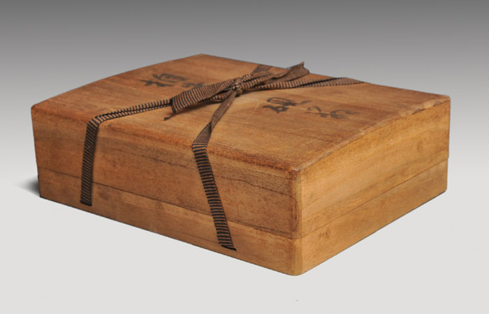 堆朱硯箱 鳳凰に麒麟文 文房具 書道 | 古美術ささき