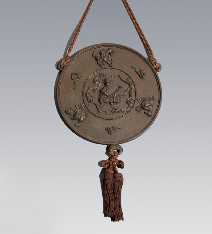 銅製 弁才天 掛仏 大正時代 亀文堂製 | 古美術ささき