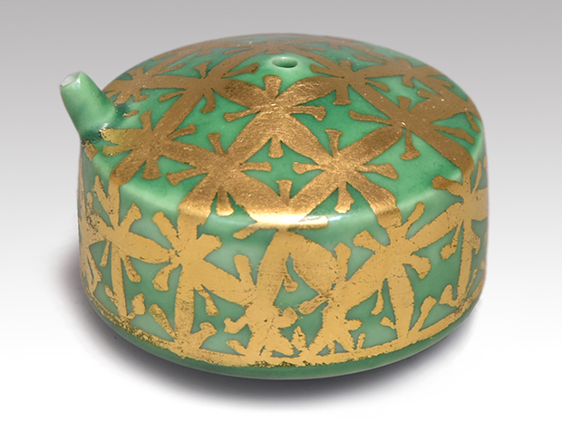 小野珀子（作）金襴手水滴 共箱 | 古美術ささき