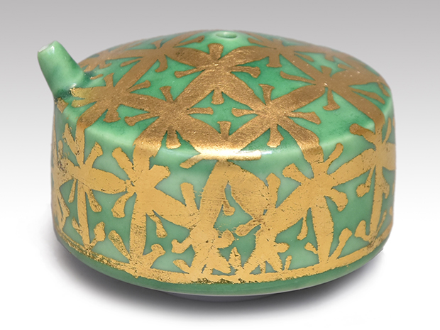 小野珀子（作）金襴手水滴 共箱 | 古美術ささき