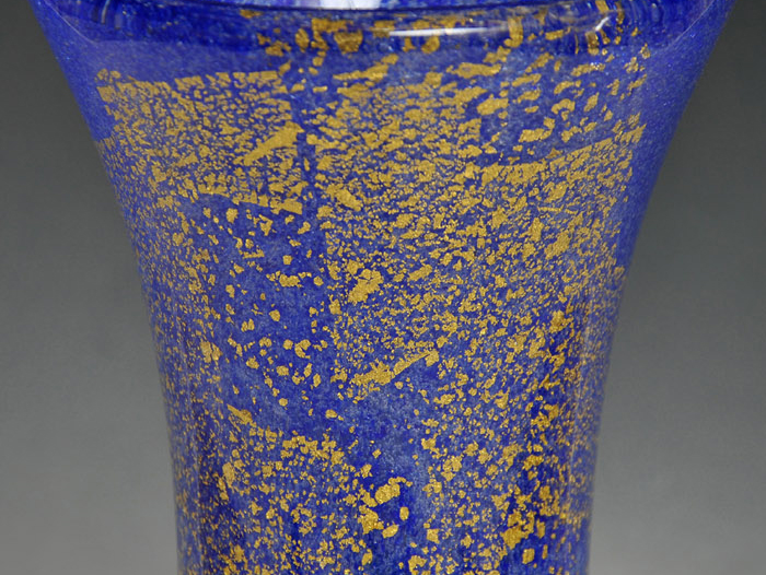 岩田藤七(作) 瑠璃耀の瓶 高:39cm | 古美術ささき