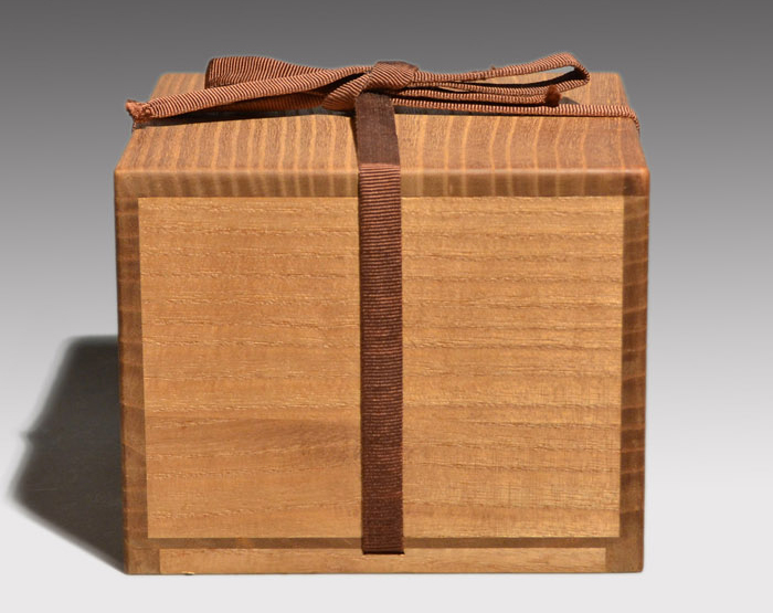 船木研児(造) 淡鉄釉藁横紋茶碗 共箱 | 古美術ささき