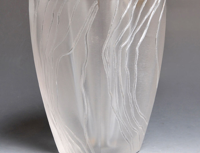 ラリック (LALIQUE) YASUNA ガラス 花瓶・水指にも | 古美術ささき