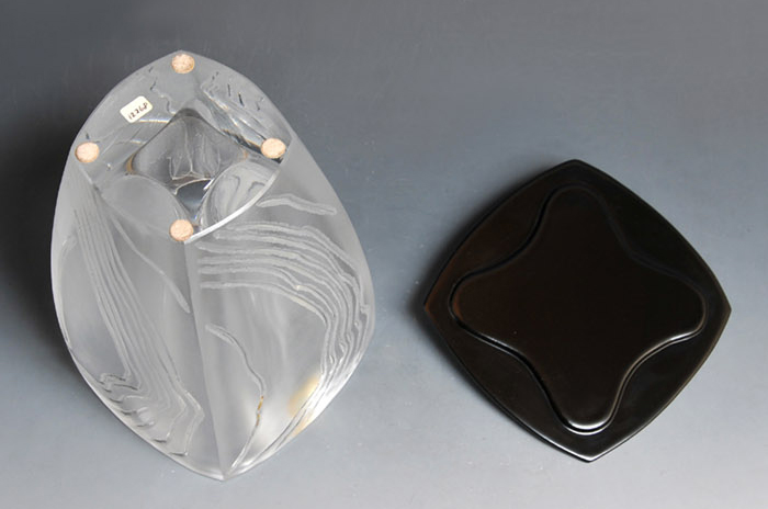 ラリック (LALIQUE) YASUNA ガラス 花瓶・水指にも | 古美術ささき