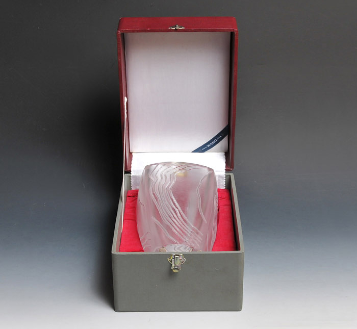 ラリック (LALIQUE) YASUNA ガラス 花瓶・水指にも | 古美術ささき