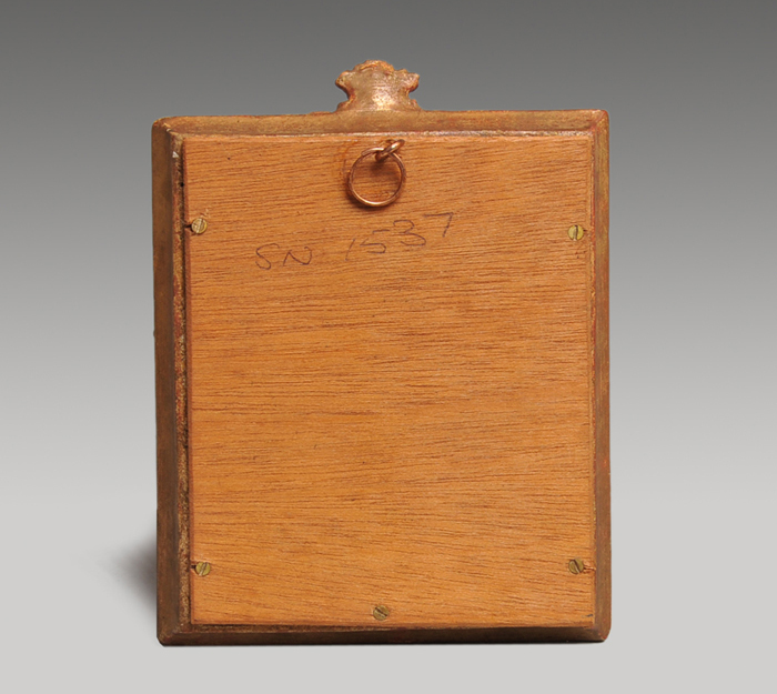 ドイツ製 アンティーク 陶板画(小) 女性像 | 古美術ささき