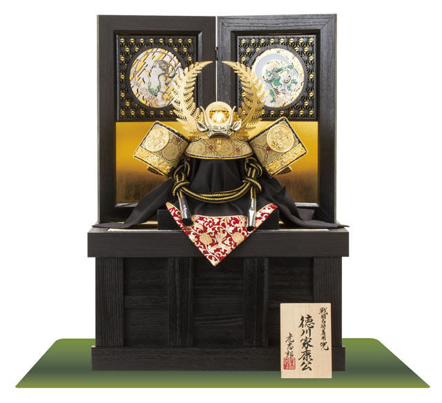 五月人形 戦国武将着用兜 徳川家康公 商品番号 No8151－小木人形