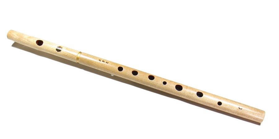 1241-Cみさと笛一文字（楓）C調子 ワダ楽器-蝴蝶宝｜木管尺八・しの笛