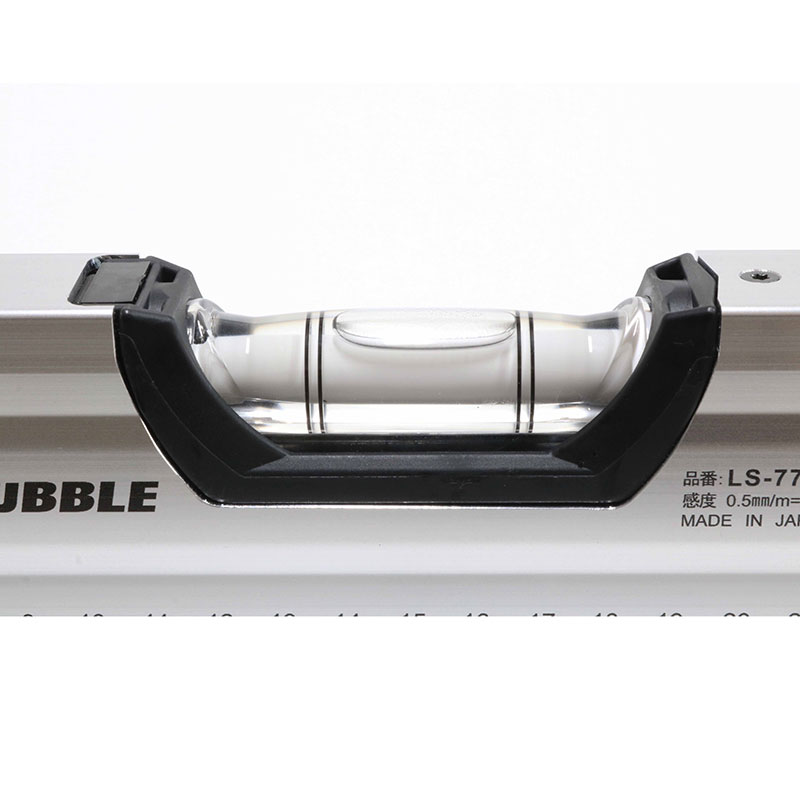 LS-777 – メガバブルシルバー アルミレベルV溝付 | 水平器の専門