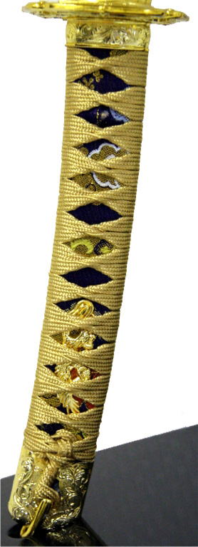 陣太刀 金糸 梨地鞘｜大澤商会