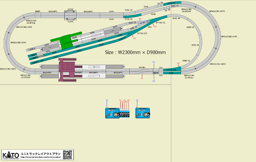 KATO鉄道模型ホームページ | ユニトラック レイアウトプラン特集