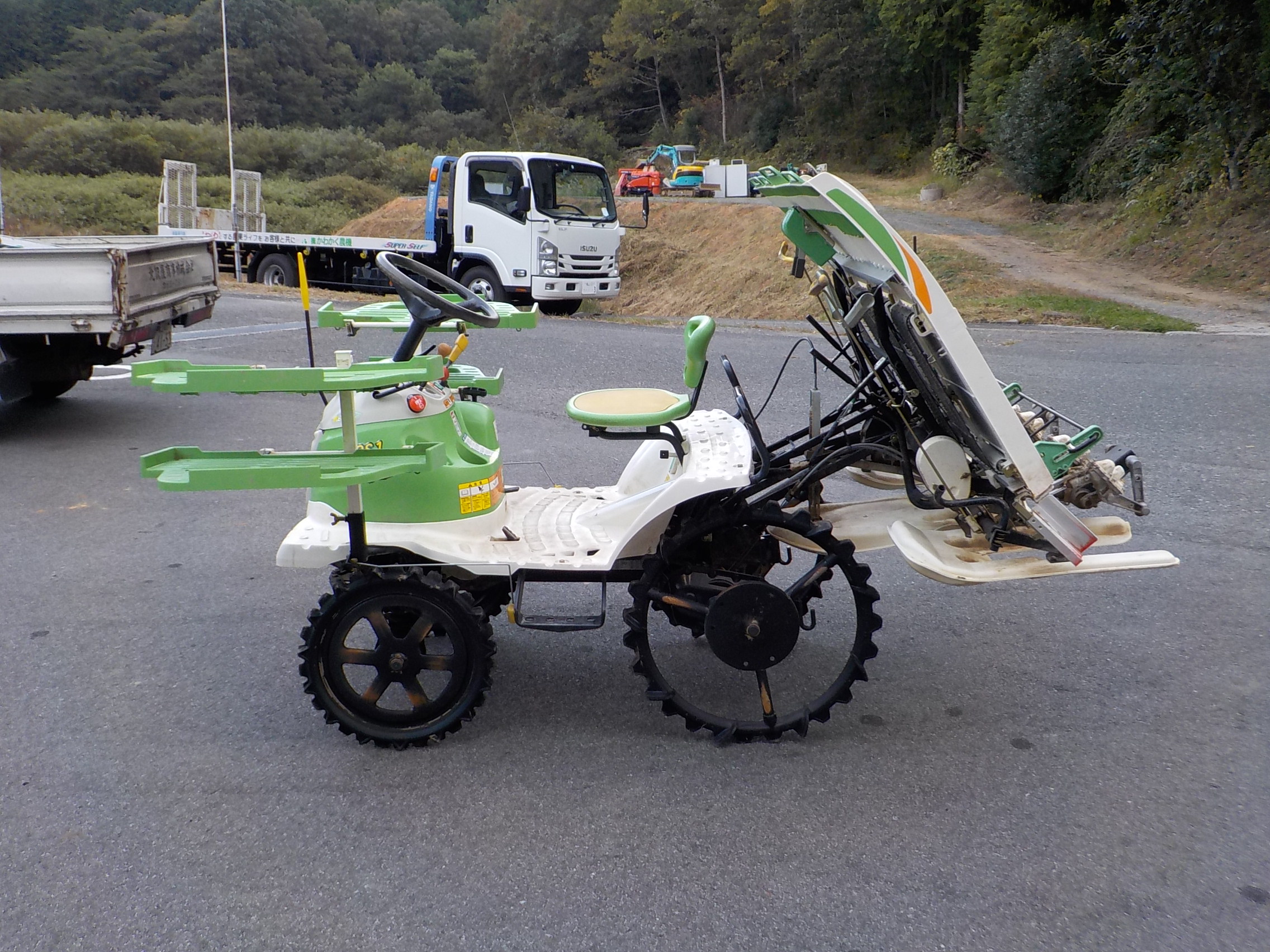 ヤンマー 田植機 PeS-1 4.0ps 4条植 クランク パワステ リコイル