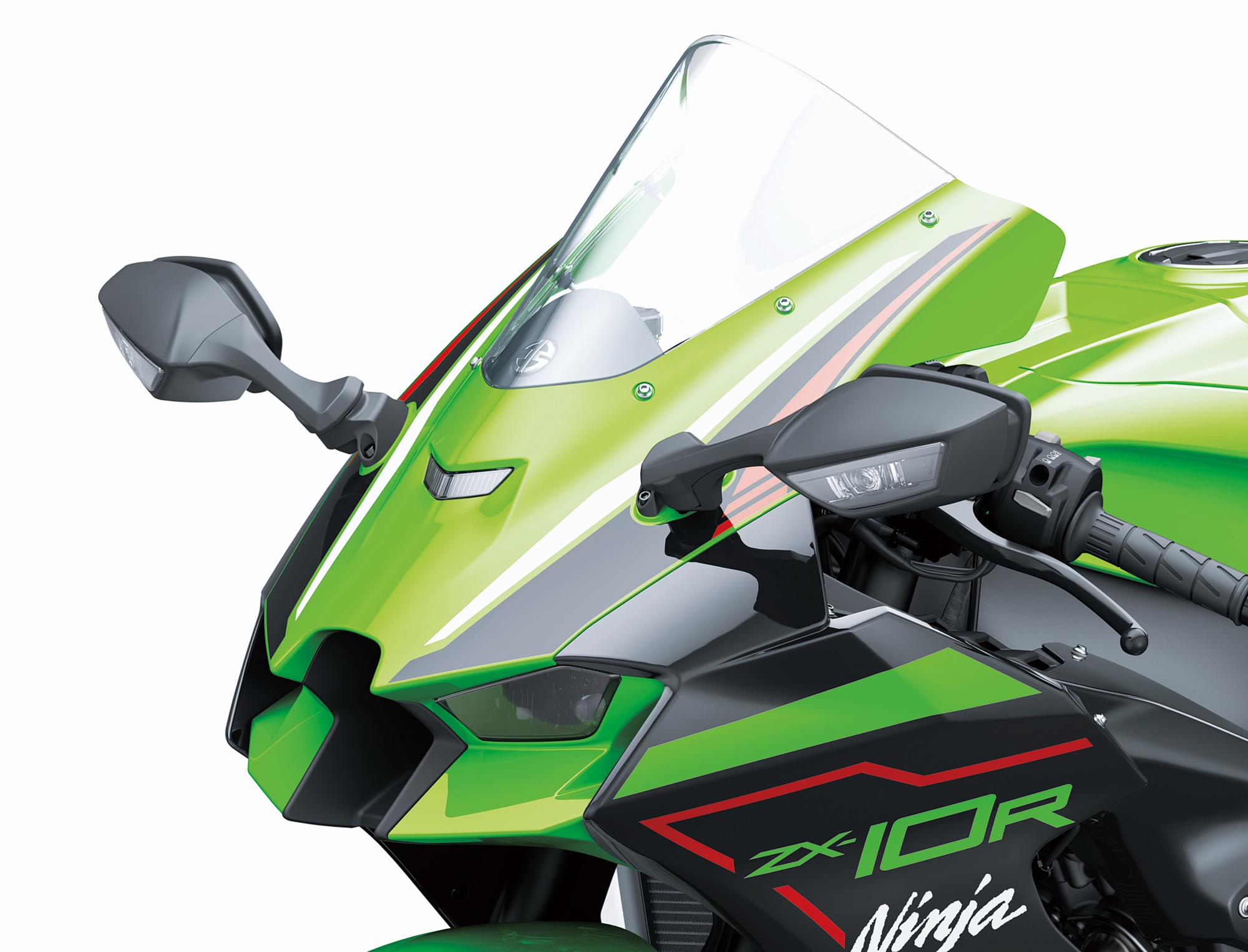 フロントビューにはリバーマーク! モデルチェンジした新型Ninja ZX-10R