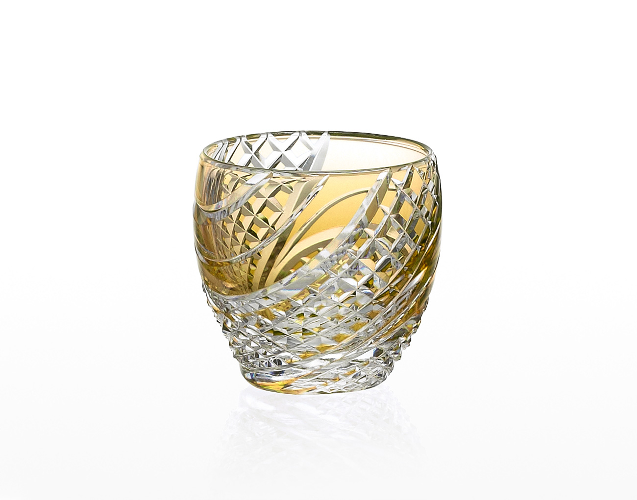 江戸切子 招福ふくろう | カガミクリスタル