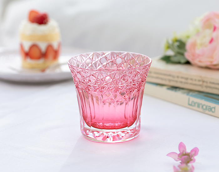 Whiskey Glass, Edo Kiriko “Yume-iro” | Product | kagamicrystal