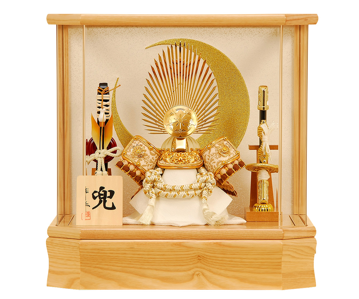 五月人形 K-143 織田信長公 白木コンパクト兜ケース飾り｜雛人形、五月