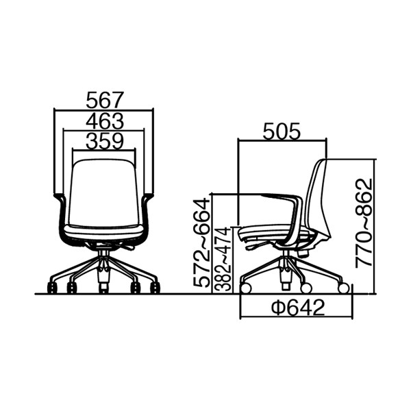 CD23MR-FXW5【送料無料】 | オカムラ Lives Entry Chair通販 - Kagg.jp