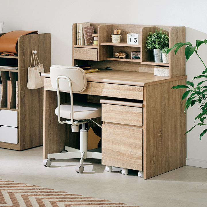 学習机 LOOK(ルック) 幅100cm 6色対応の通販情報 - 家具通販のわくわく