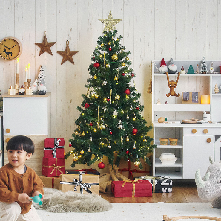 クリスマスツリー オーナメントセット Nostalgia(ノスタルジア) 高さ