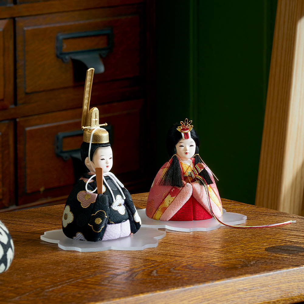 日本製 雛人形 木目込人形 ふたば 桜プレートの通販情報 - 家具通販の