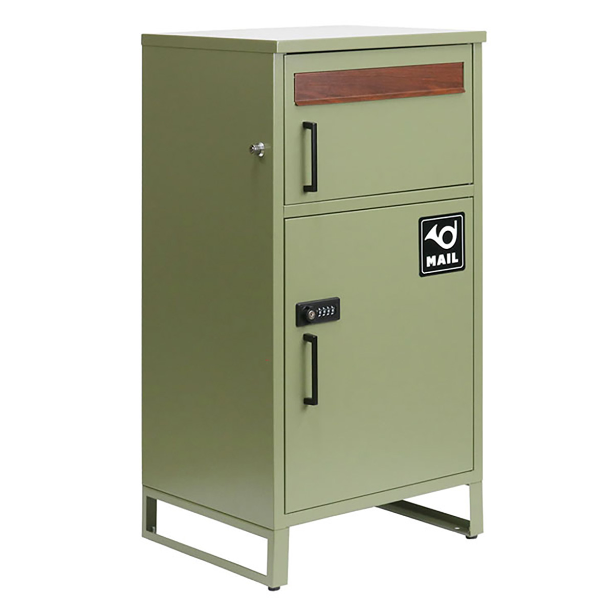 ポスト 置き型 郵便ポスト 一体型 宅配ボックス No.02 horn(ホルン) 3