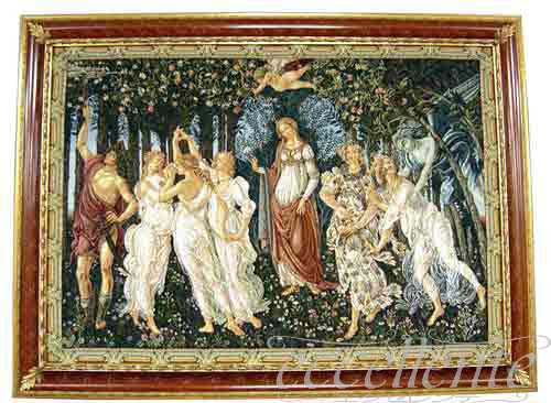 イタリア製ゴブラン織額絵