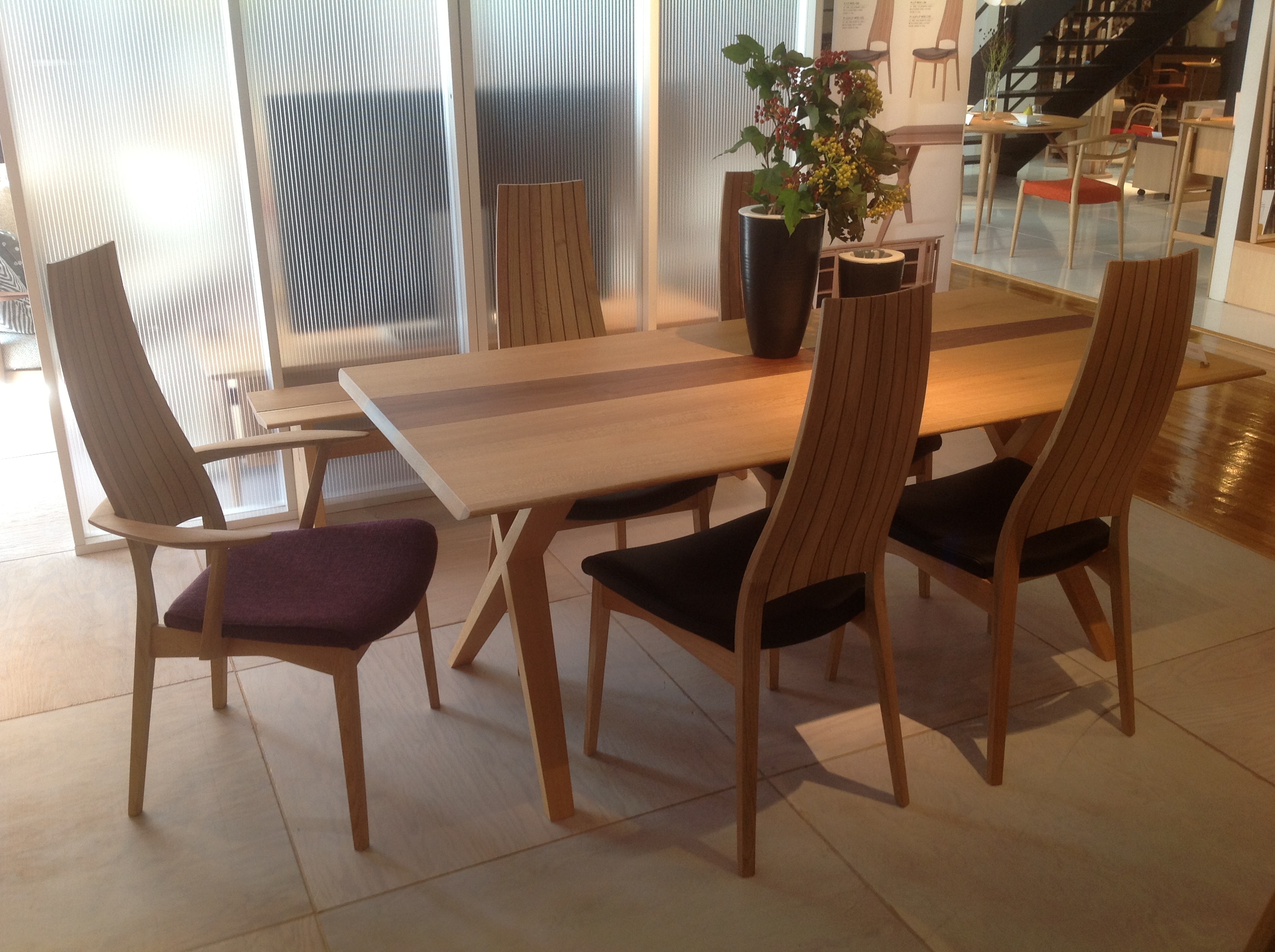 日進木工CARVE (White Wood)ハイバックチェア｜日進木工｜飛騨高山家具