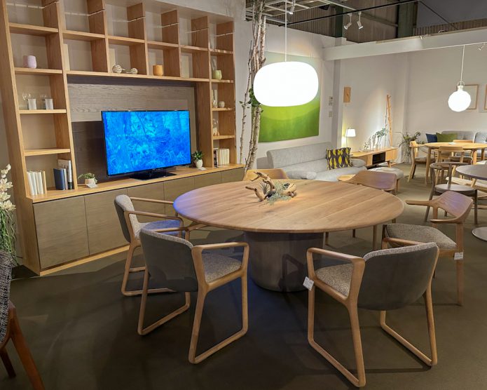 カンディハウス ONE LUX ラウンドテーブル｜カンディハウス