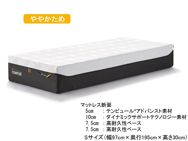 テンピュール プロリュクス30 ややかため ダブルマットレス|TEMPUR Pro
