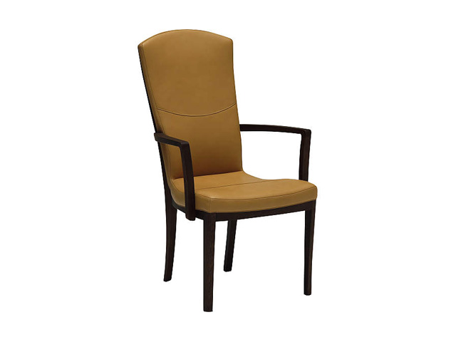 カリモク CT7870 肘付ダイニングチェア（革張り） | 家具インテリア