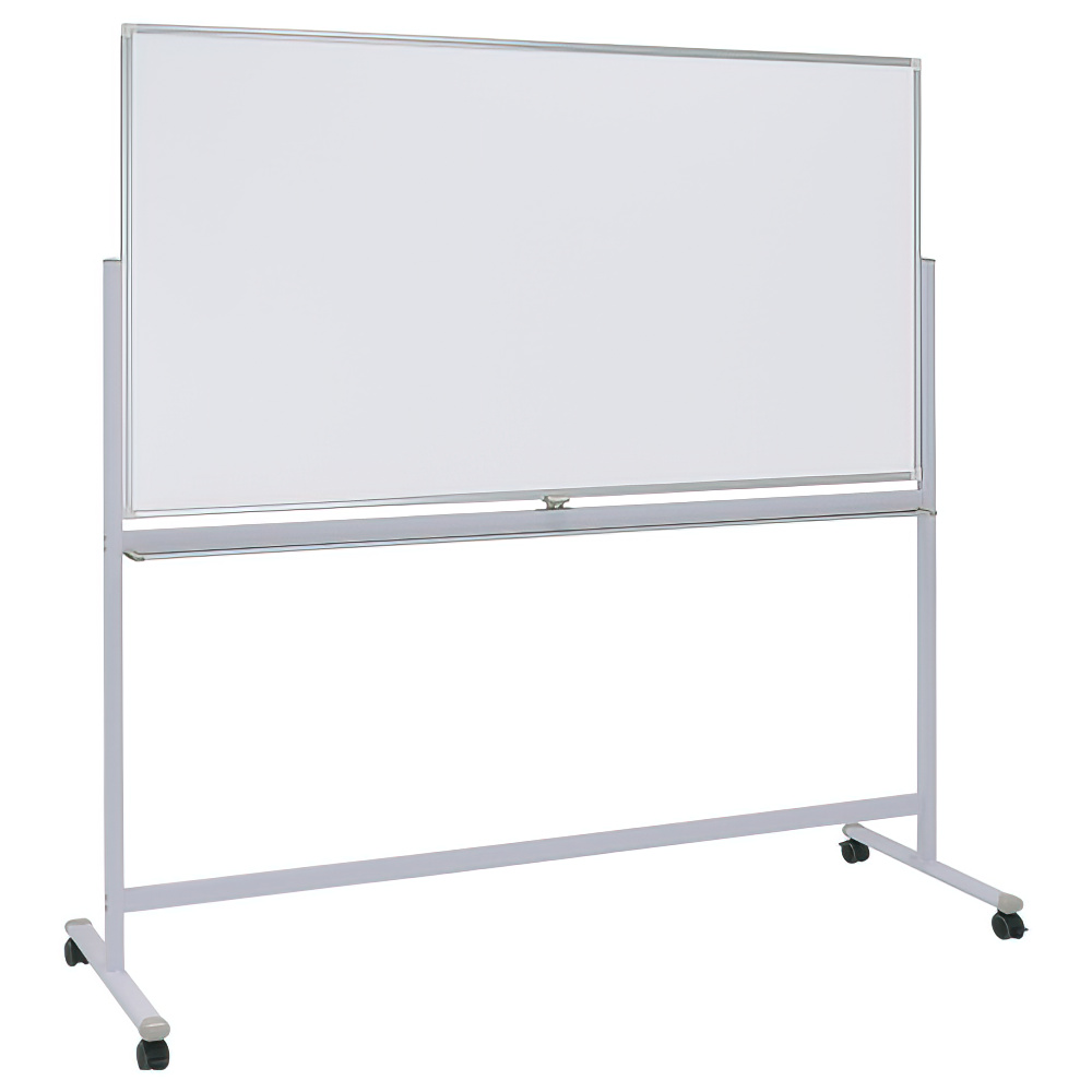 片面脚付きホーロー板面ホワイトボード 無地 幅1200 高さ905 WHO-1290