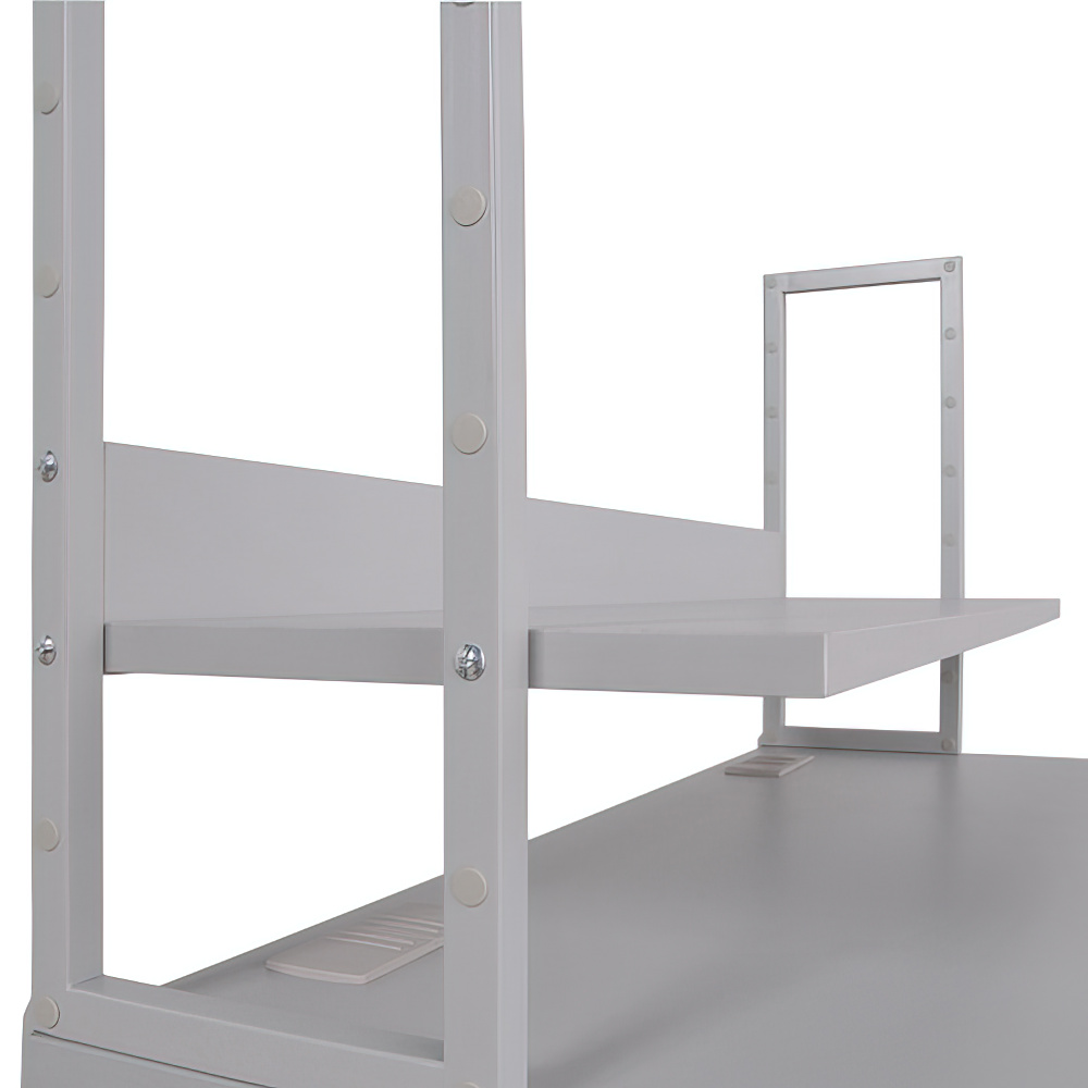 デスク用上棚 机上ラック 幅1355 奥行295 高さ486 KD-147-UT 通販