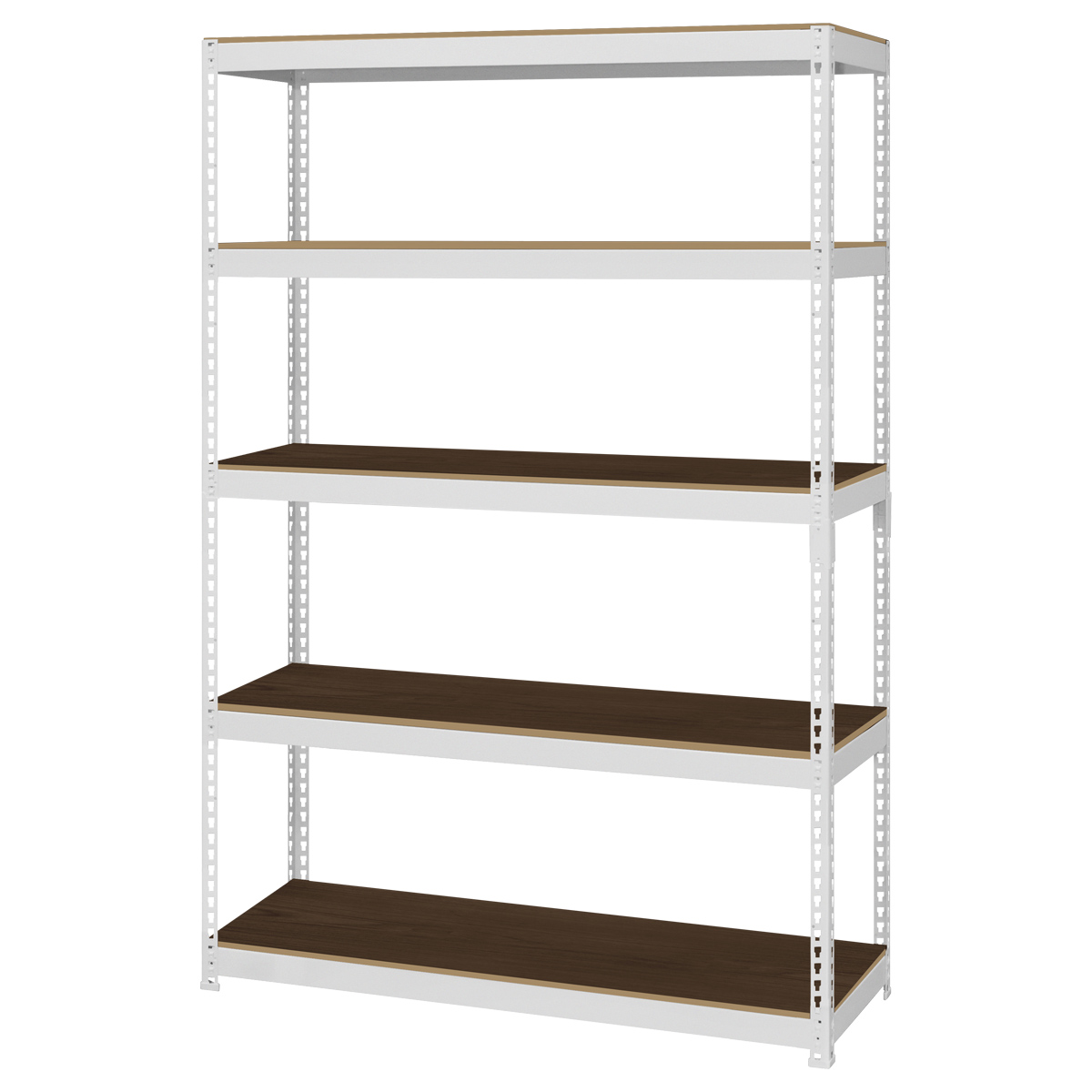 メタル＆ウッド5段シェルフ 幅1210 奥行410 高さ1800 DW-MK825N 通販