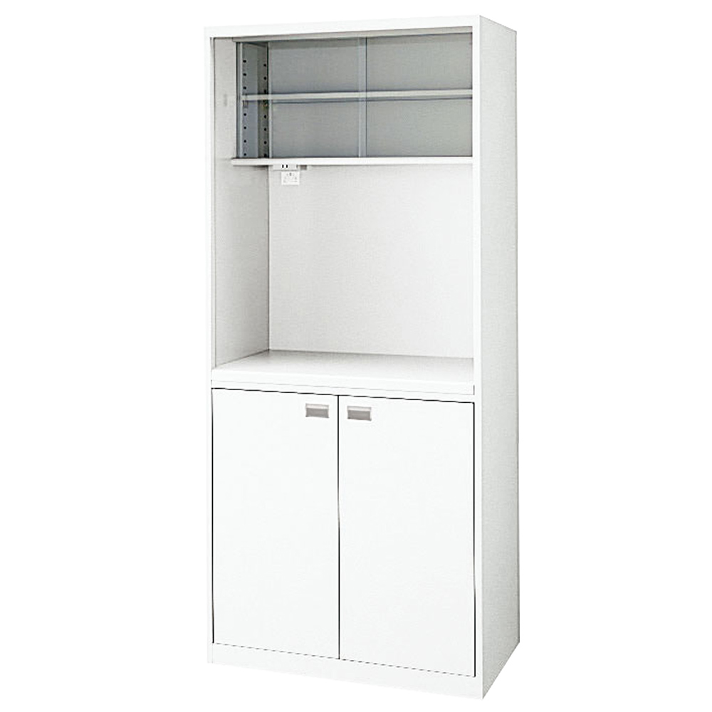 オフィスキッチン7型 クリアーホワイト 幅550 奥行450 高さ1810 NA-OK7