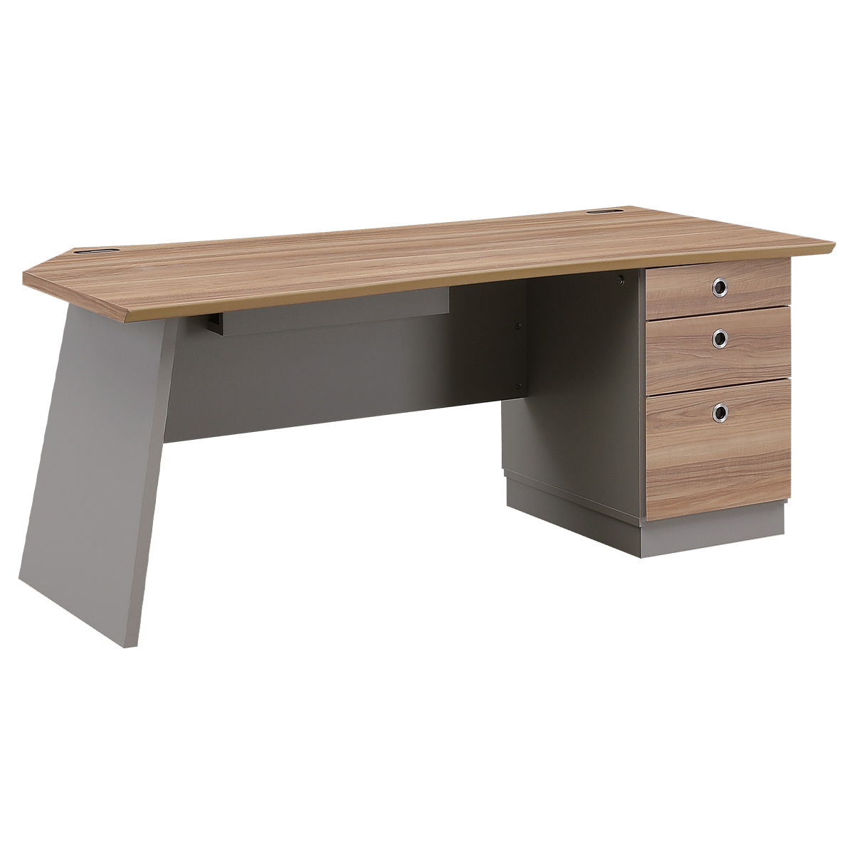 arbre アーブル 片袖デスク 幅1600 奥行850 高さ720 MKAB-1685-GRW