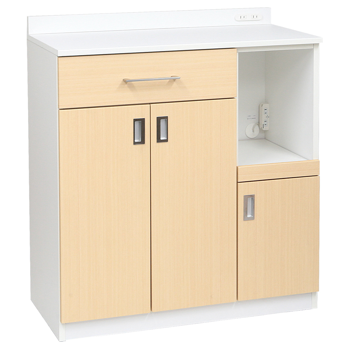 国産木製キッチンカウンター90 MKSシリーズ 幅900 奥行445 高さ990 MKS