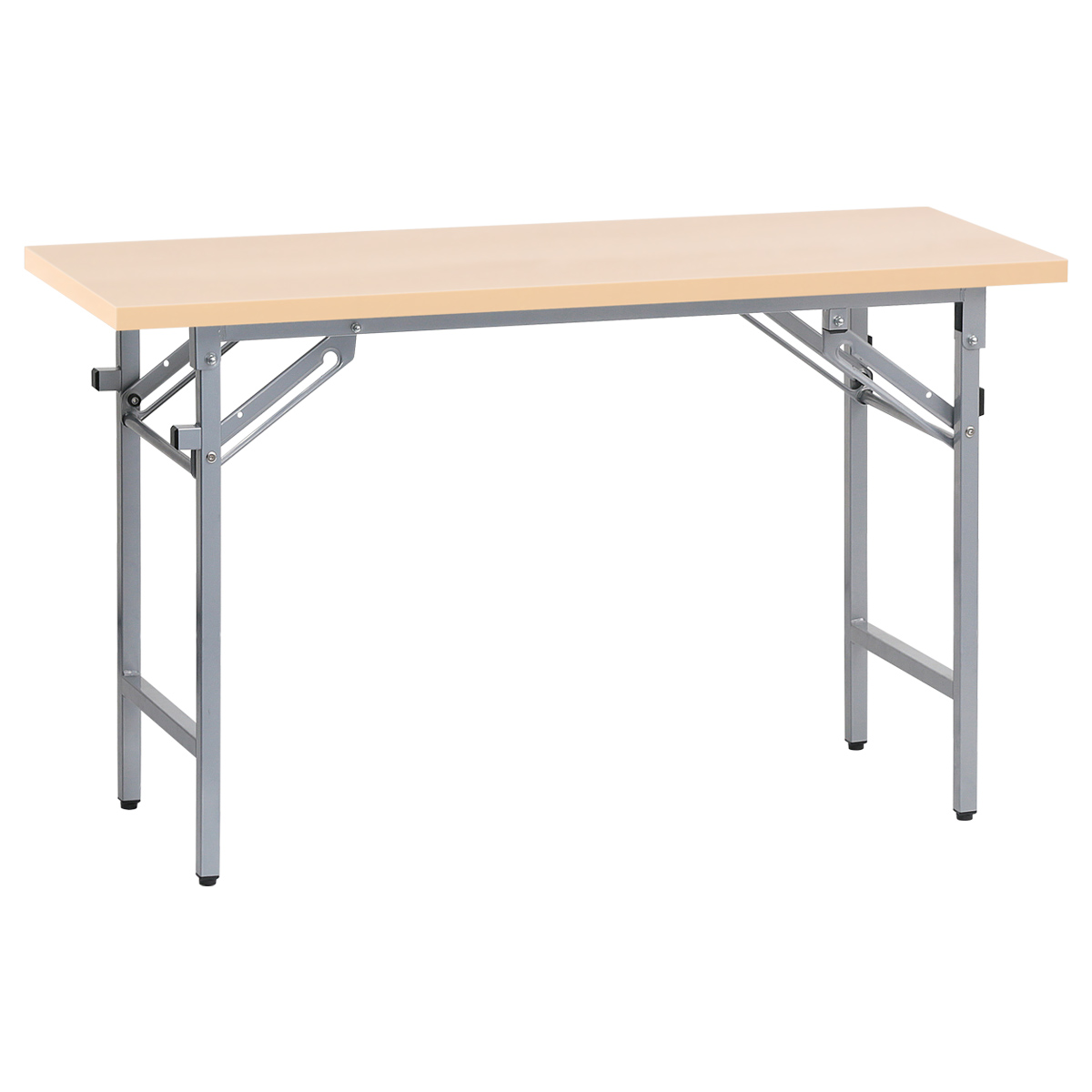 折りたたみテーブル 棚無しタイプ 幅1200 奥行450 高さ700 NTH-1245