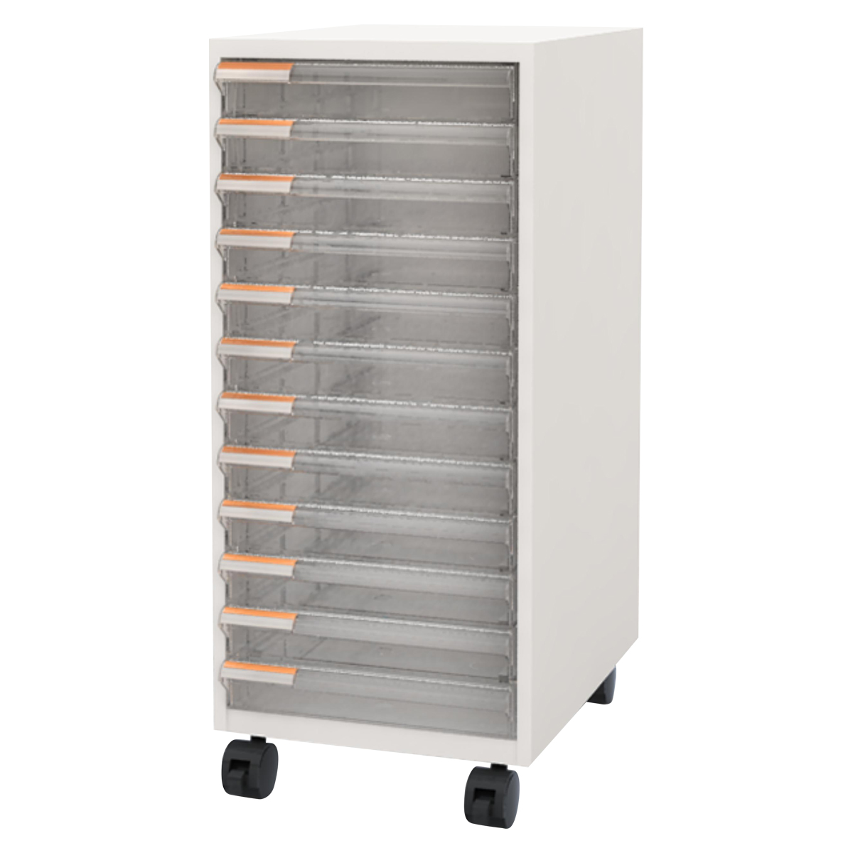 A4縦型12段1列レターケース 幅262 奥行347 高さ571 YK-LC121-WH 通販