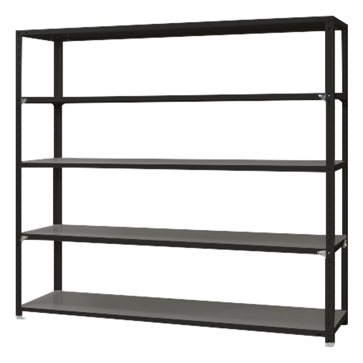 5段軽量スチールラック NCシリーズ 幅1800 奥行450 高さ2100 NC1800215