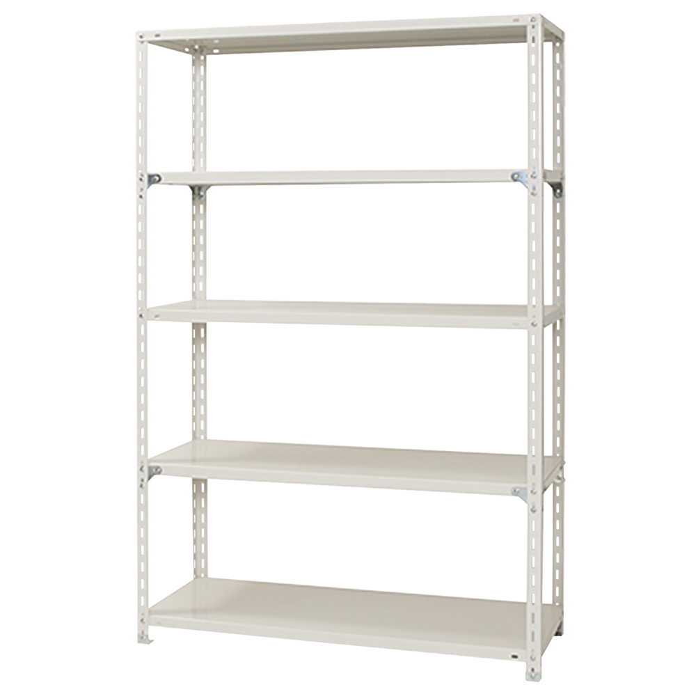 5段軽量スチールラック NCシリーズ 幅875 奥行450 高さ1800 NC875185