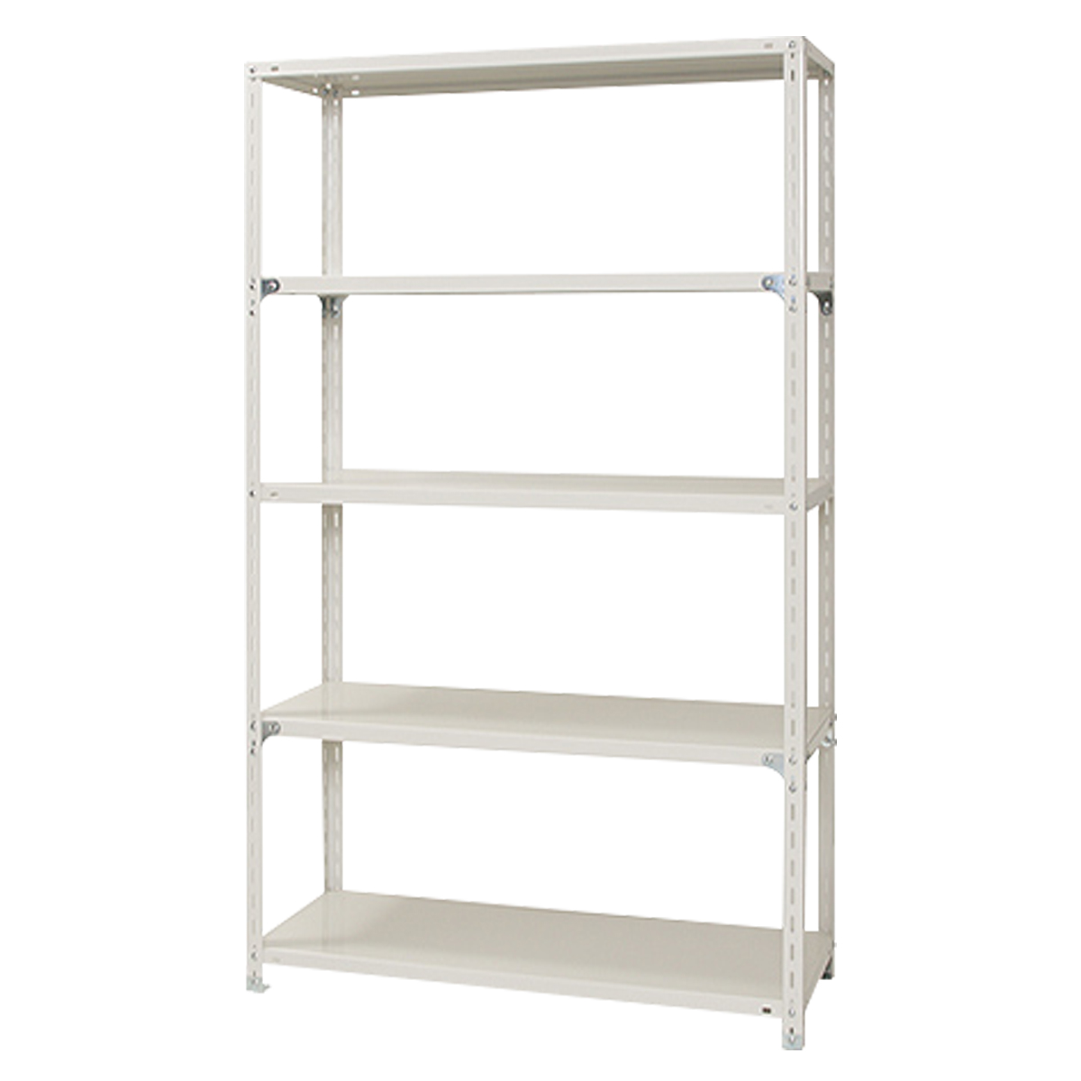 5段軽量スチールラック NCシリーズ 幅1200 奥行450 高さ2100 NC1200215